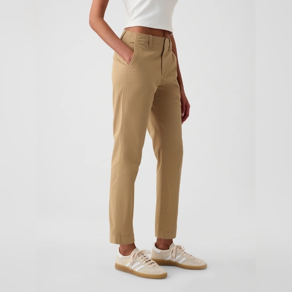 GAP Women Pants Mid Rise Downtown Khakis Mojave Tan NWOT SIZE 12 - Picture 4 of 5